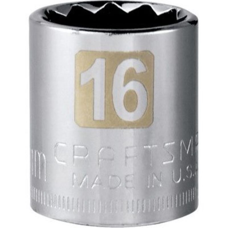 Craftsman 12 Point Socket 3/8" Drive 16mm