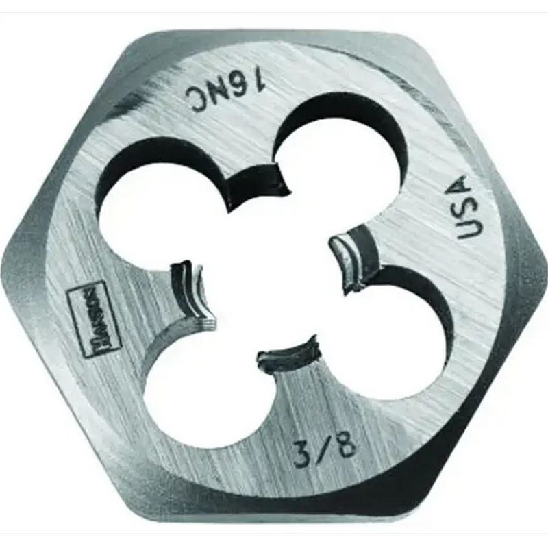 Irwin Steel Hexagon Die 3/8"-24NF