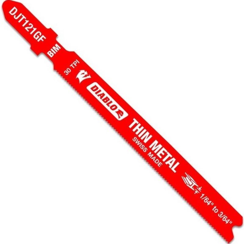 Diablo Thin Metal Jig Saw Blade 30TPI 3-3/8" 5 Ct