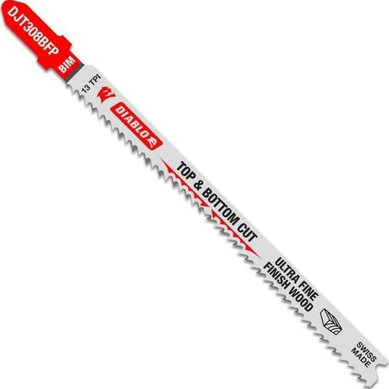 Diablo Top & Bottom Cut Jig Saw Blade 13TPI 4-5/8" 5 Ct