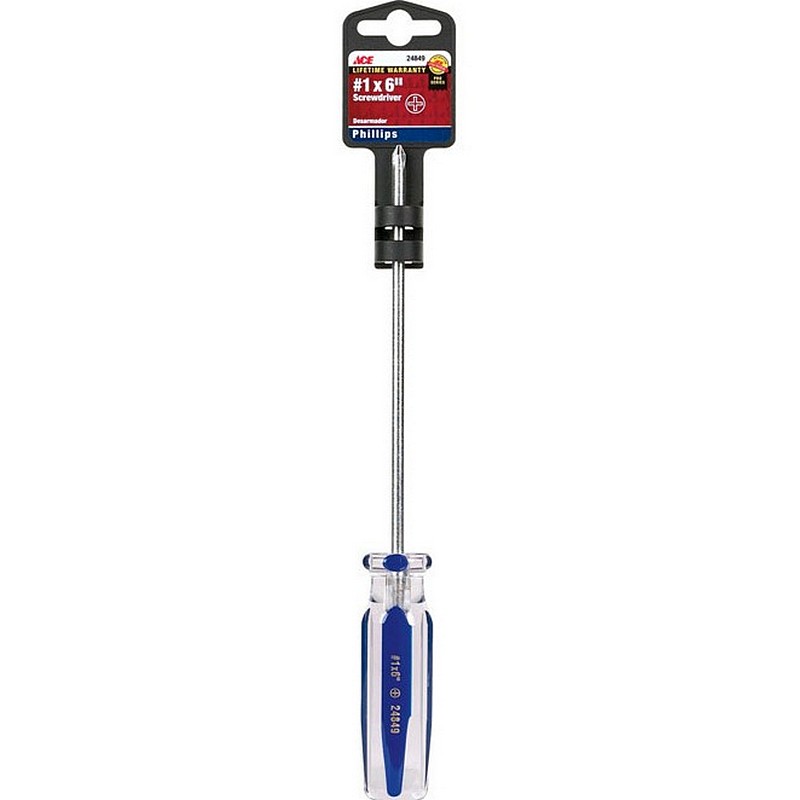 Ace Phillips Screwdriver #1x6"