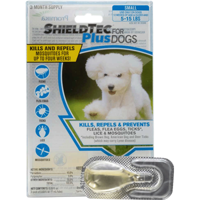 ShieldTec Plus for Dogs 5-15 lb 3 Ct