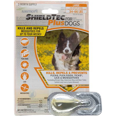 ShieldTec Plus for Dogs 66 lb+ 3 ct