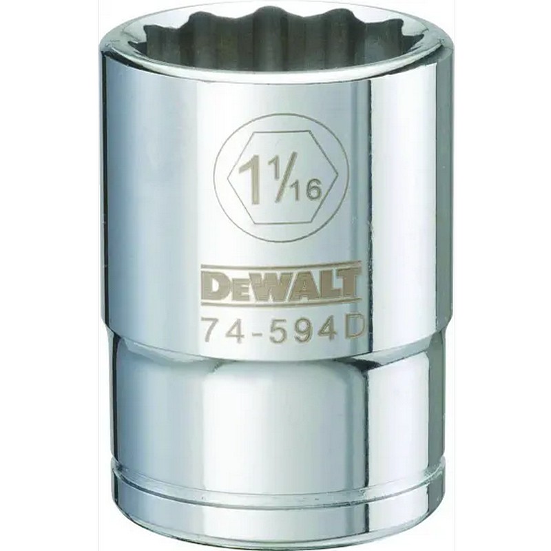 DeWalt 12-Point Socket 3/4"x1-1/16"