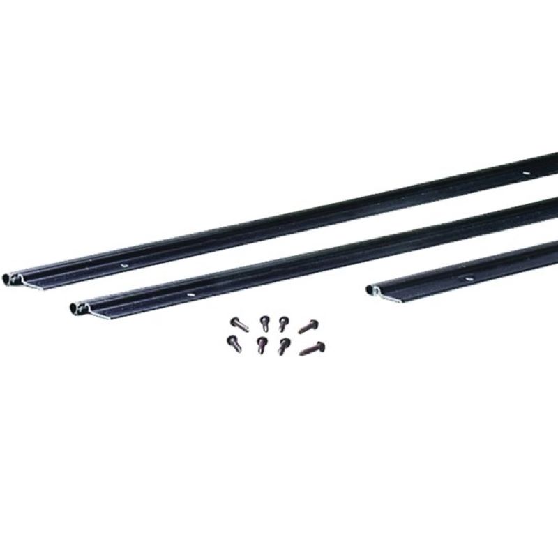 Aluminum/Vinyl Black Weatherstrip Kit