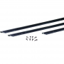 Aluminum/Vinyl Black Weatherstrip Kit
