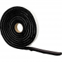 Black Sponge Rubber Weather Stripping Tape 10'