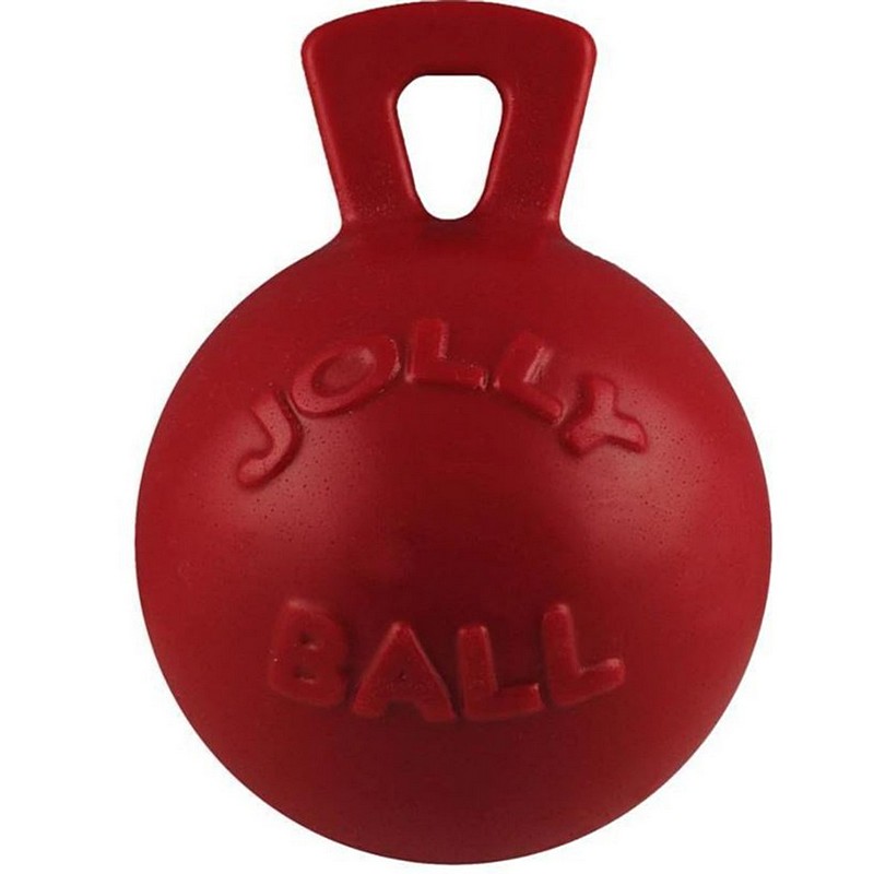 Tug-N-Toss Red Jolly Ball 8 in