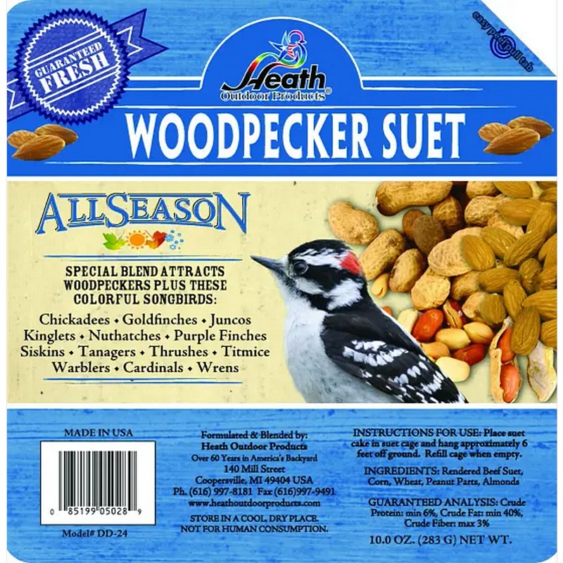 Woodpecker AllSeason Suet Cake 10 oz