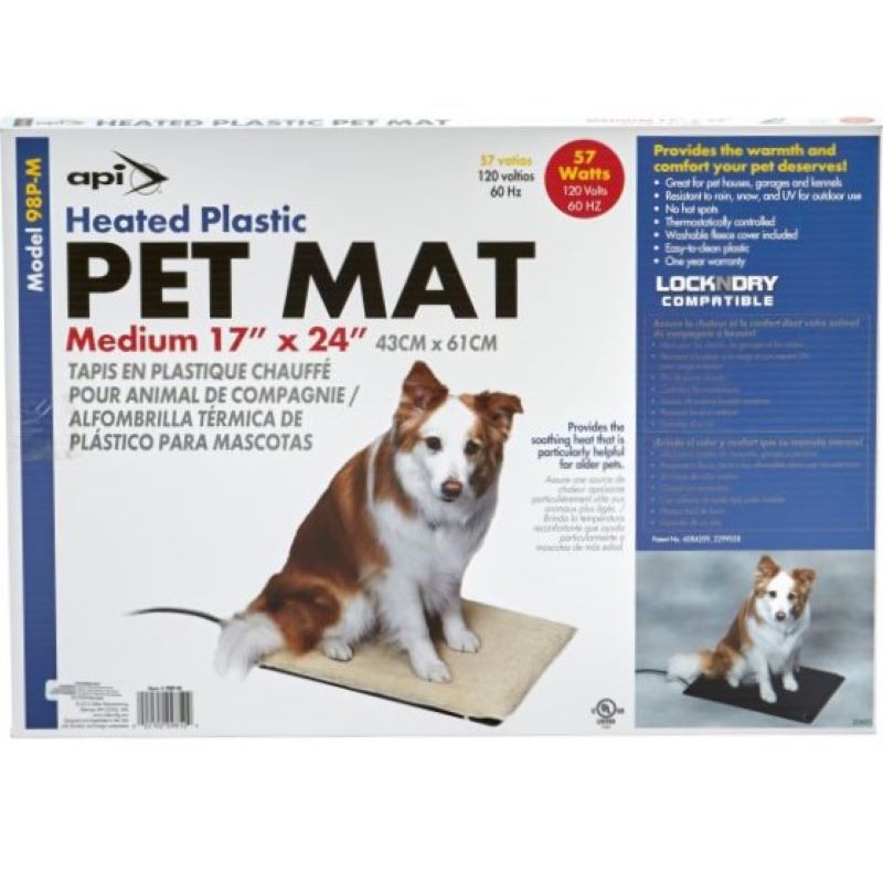 Plastic Heated Pet Mat Medium 17"x24"