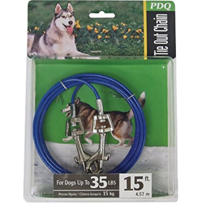 Vinyl Coated Dog Tie-Out Cable 15 ft