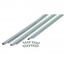 Aluminum/Vinyl Weatherstrip 7/8"x3/16"x84"