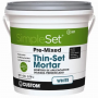 SimpleSet White Thin-Set Mortar 1 gal