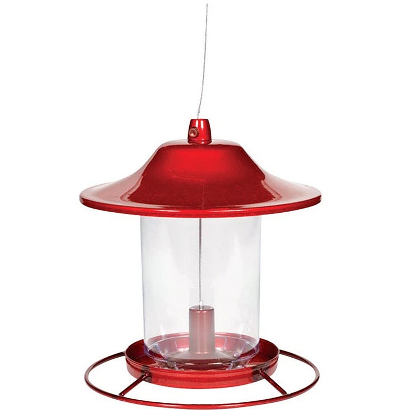 Red Panorama Bird Feeder 2 lb