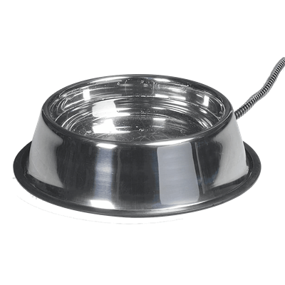 Stainless Steel Heated Pet Bowl