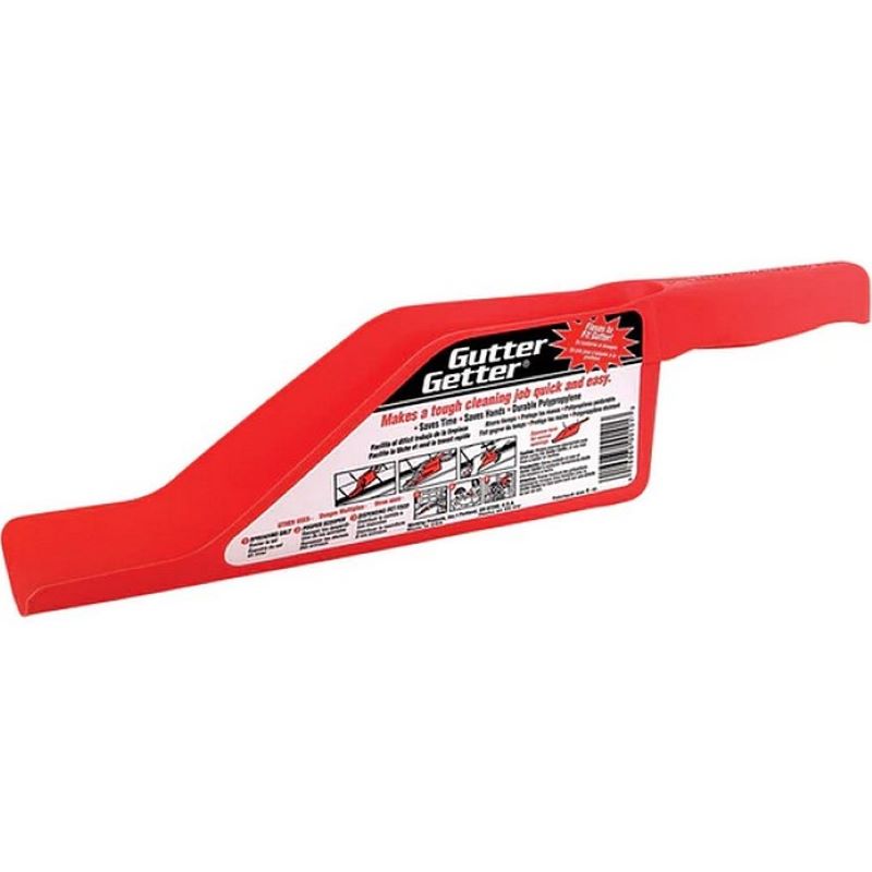Gutter Getter Red Cleaning Scoop 12 in