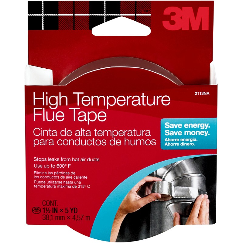 3M High-Temp Flue Tape 5yd | Wood Stove