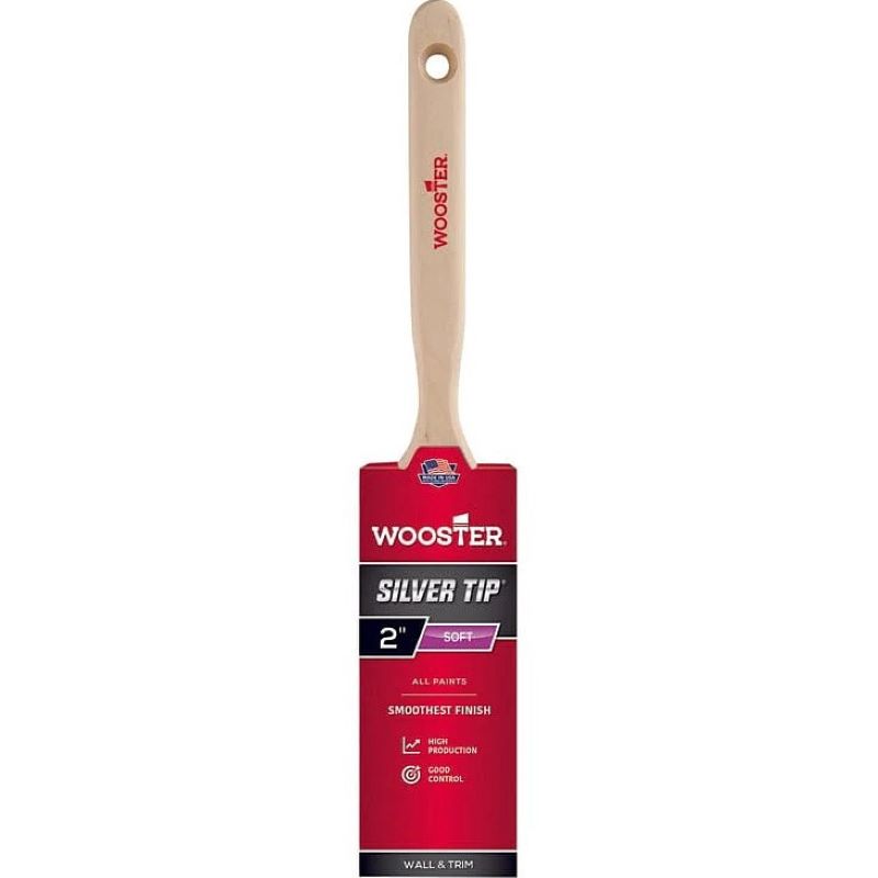 Wooster Silver Tip Polyester Flat Sash Brush 2-1/2"