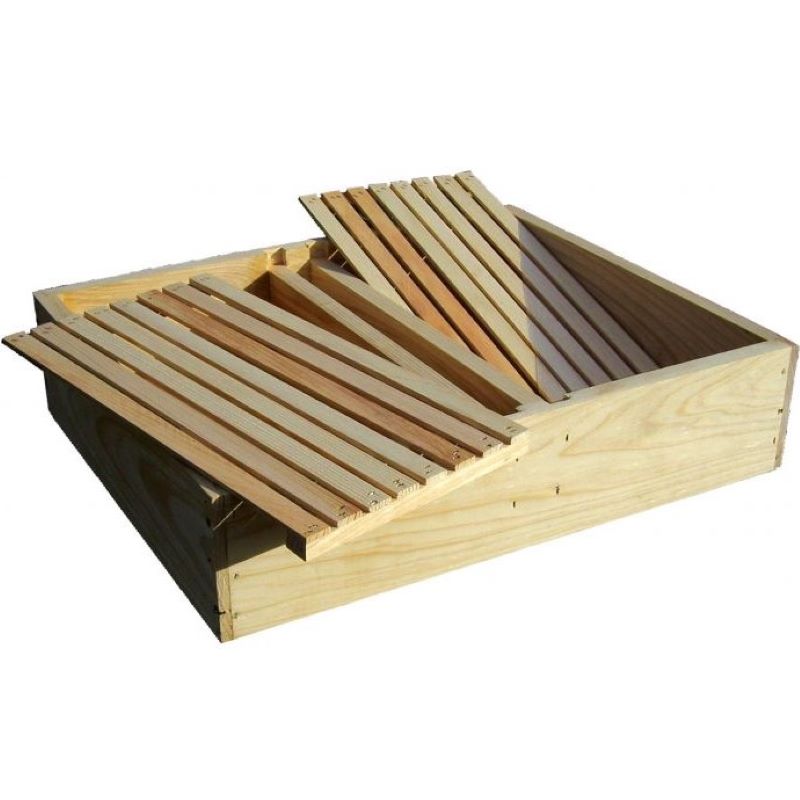 10 Frame Wooden Hive Top Feeder