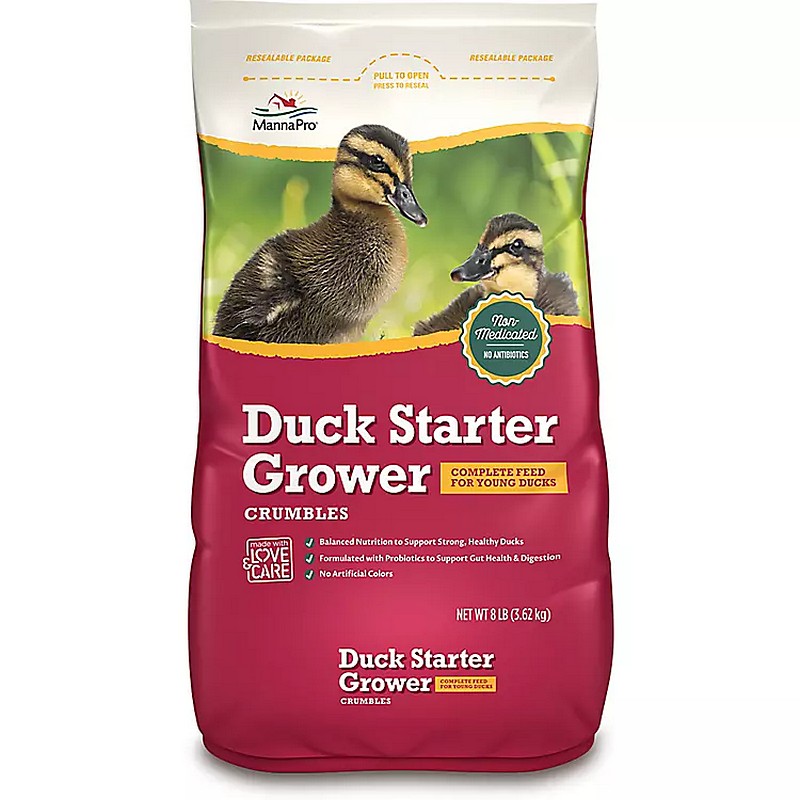 Manna Pro Duck Starter Grower Crumbles 8 lb