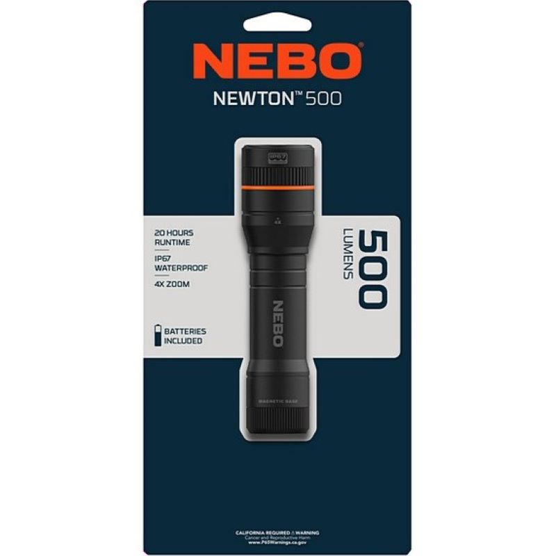 Nebo LED Black Flashlight 500 Lumen