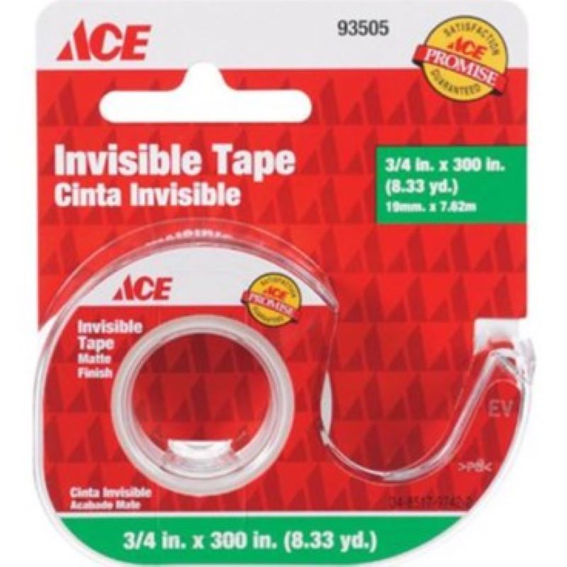 Ace Invisible Tape 0.75 x 300"