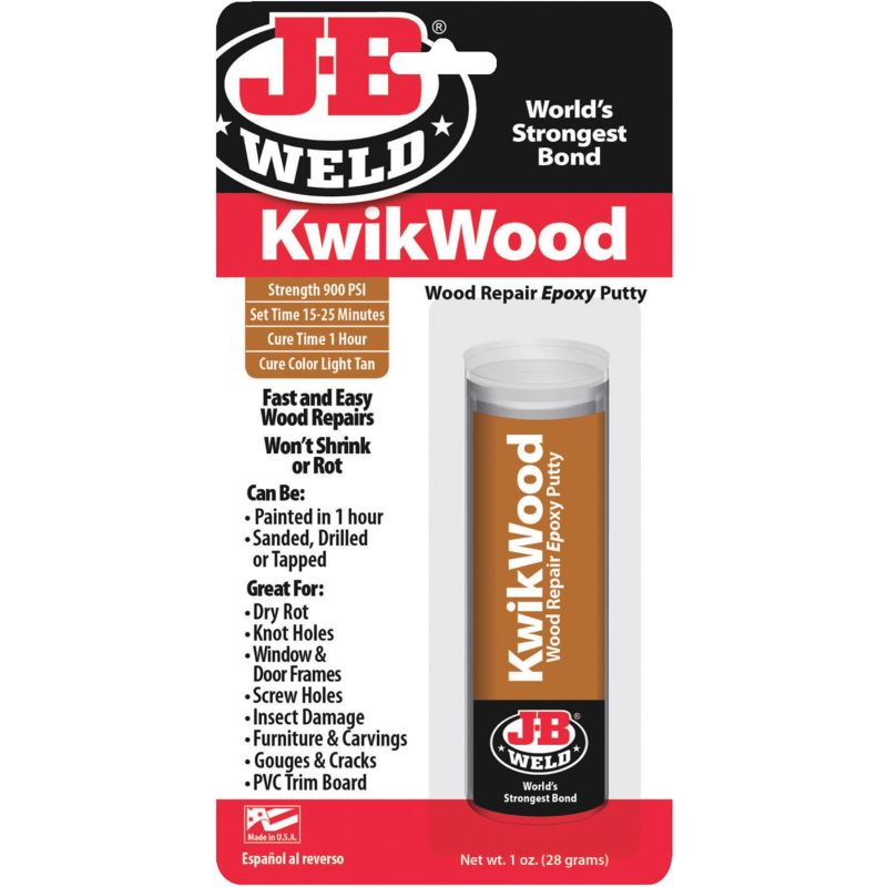 KwikWood Epoxy Light Tan Putty Stick