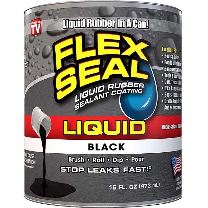 Flex Seal Black Liquid Rubber Sealant Coating