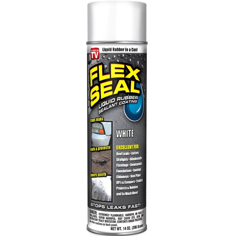 Flex Seal White Rubber Sealant 14 oz
