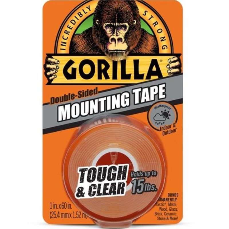 Gorilla Double-Sided Mounting Tape 1 x 60 in