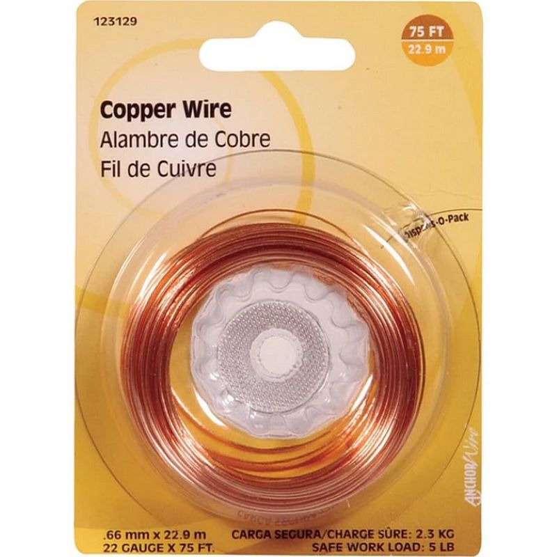 Copper Wire 75 ft 22 ga