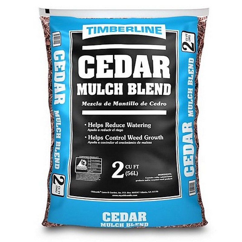 Timberline Cedar Mulch Blend 2 cu ft