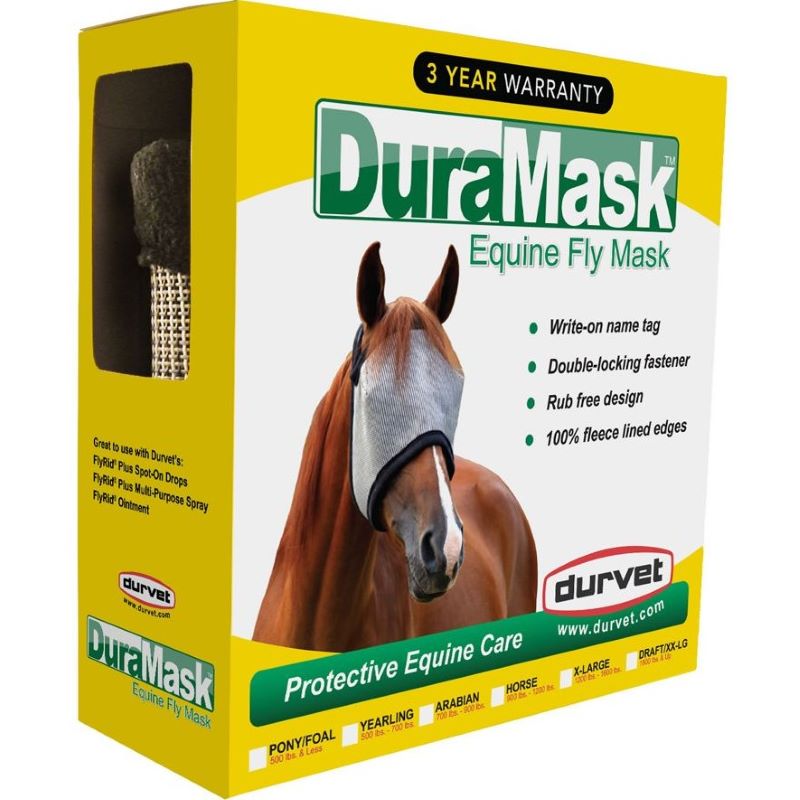 DuraMask Equine Fly Mask No Ears XL