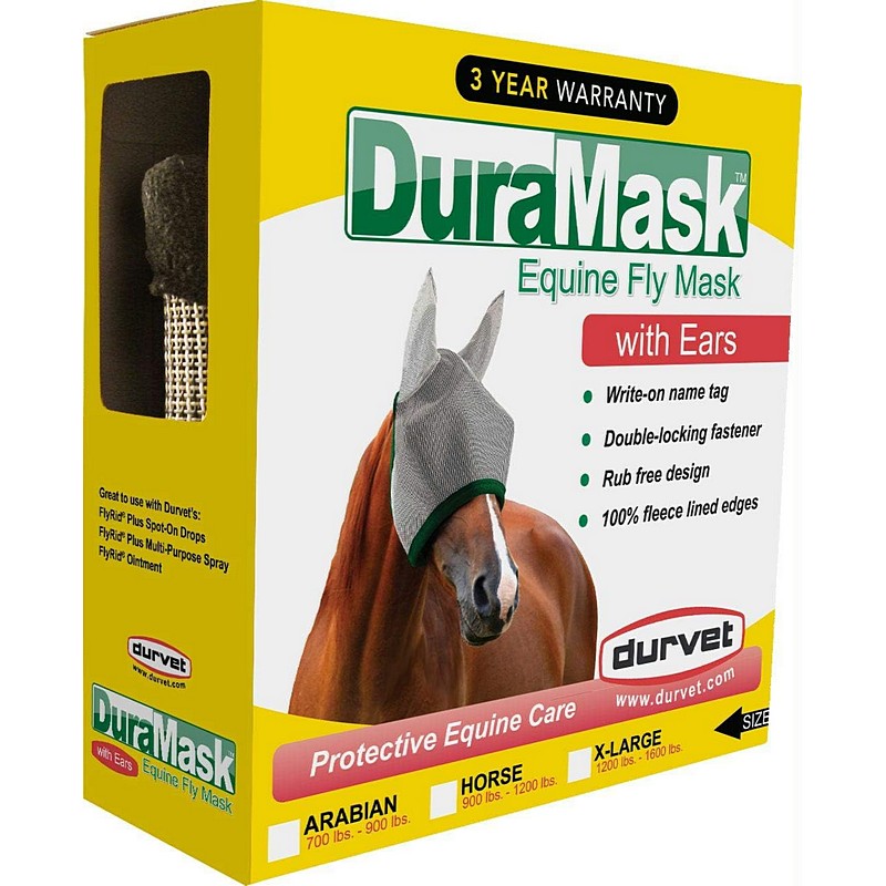 DuraMask Equine Fly Mask with Ears XL