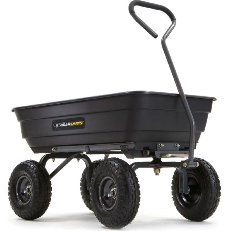 Gorilla Medium Duty Poly Dump Cart 600 lb