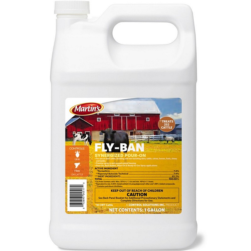 Martin's Fly-Ban Synergized Pour-On 1 gal