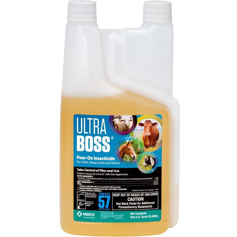 Ultra Boss Pour On Insecticide 32 oz