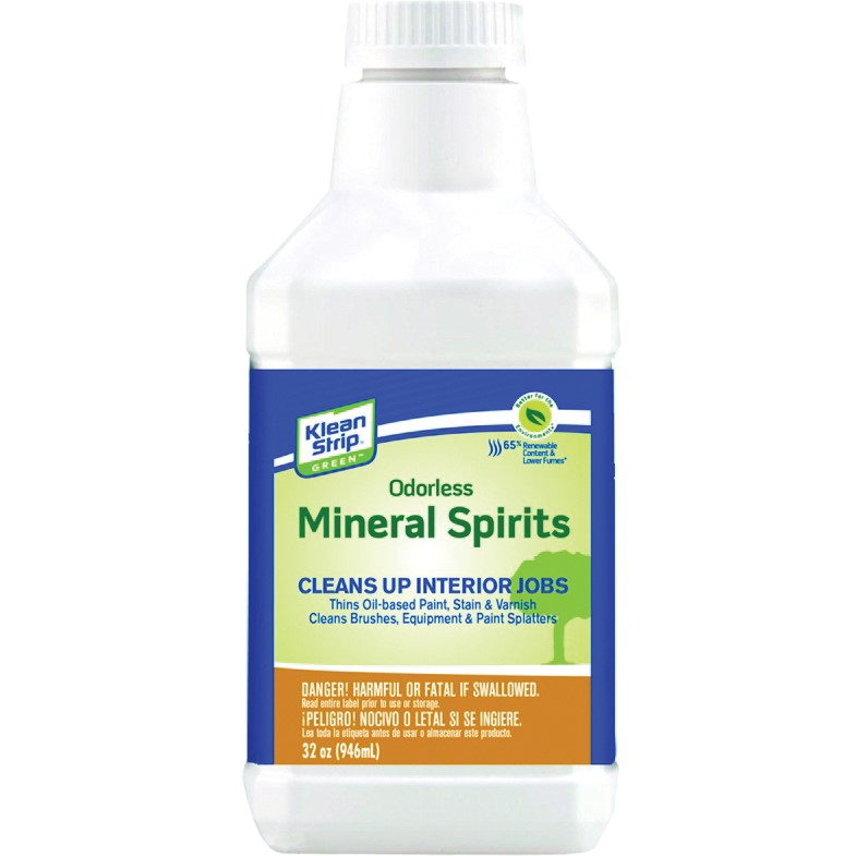 Klean Strip Green Mineral Spirits Odorless 1 qt