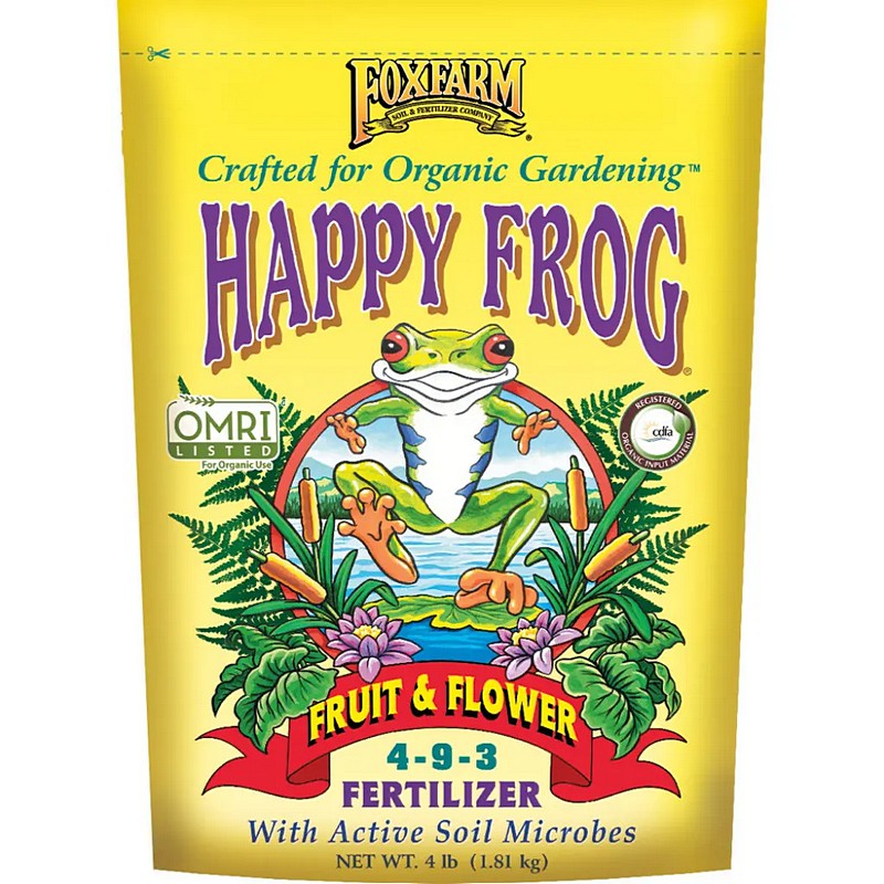 FoxFarm Happy Frog Fruit & Flower 4-9-3 Fertilizer 4 lb