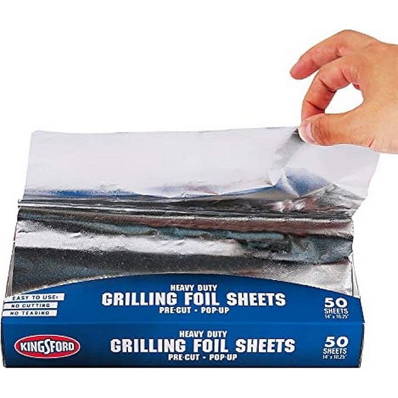 Kingsford Aluminum Grilling Foil Sheets 50 Ct