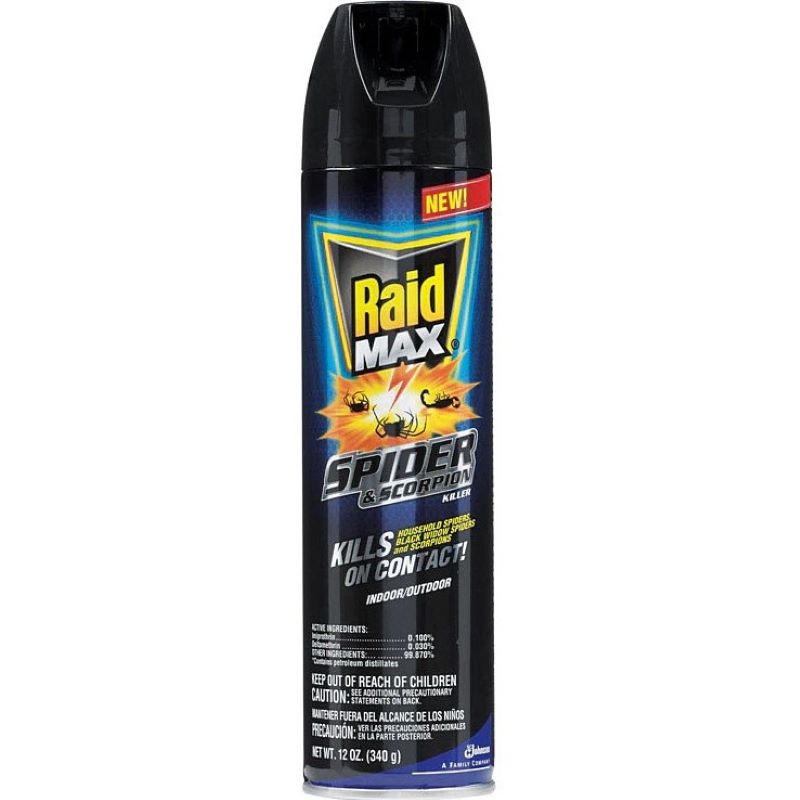 Raid Max Spider & Scorpion Spray 12 oz