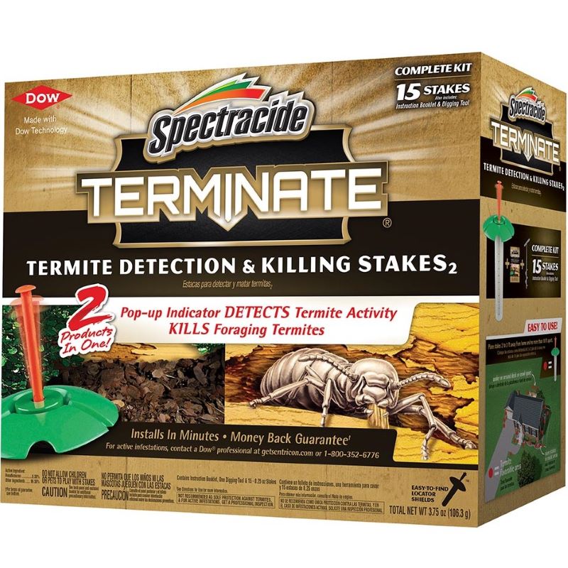 Spectracide Terminate Termite Detection & Killing Stakes 15 pk