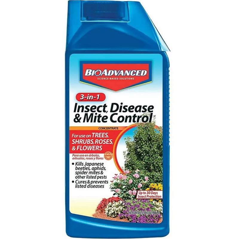 BioAdvanced Insect Disease & Mite Control 3-in-1 Concentrate 32 oz