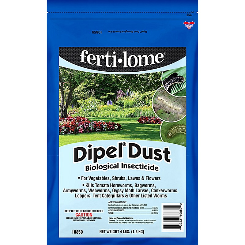 Ferti-Lome Dipel Dust Biological Insecticide 4 lb