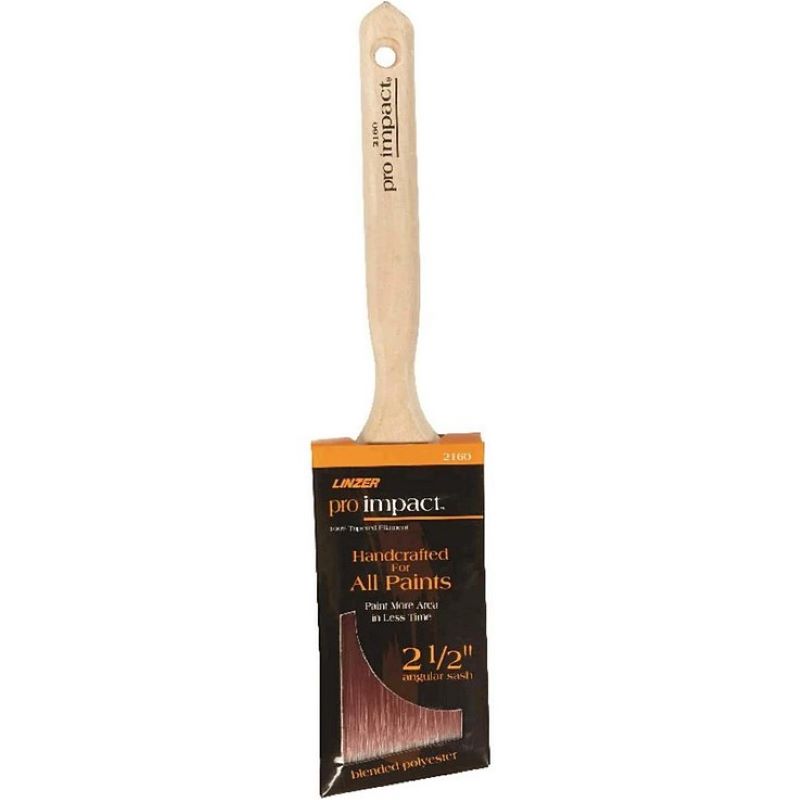 Linzer Pro Impact Angled Polyester Bristle Paint Brush 2.5 in