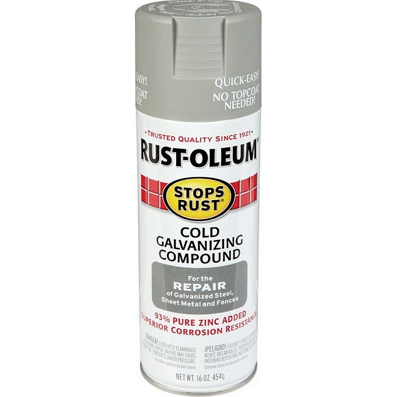 Rust-Oleum Spray Paint Cold Galvanizing Compound Gray 16 oz