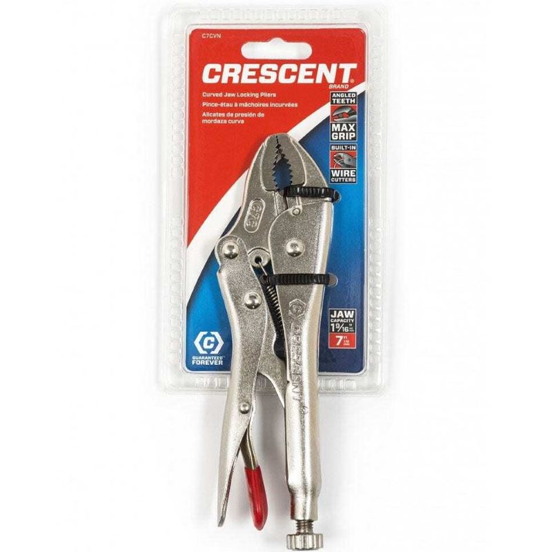 Curved Jaw Lock Pliers 7"