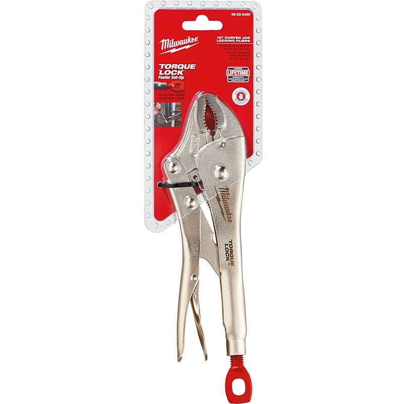 Curved Jaw Torque Lock Pliers 10"