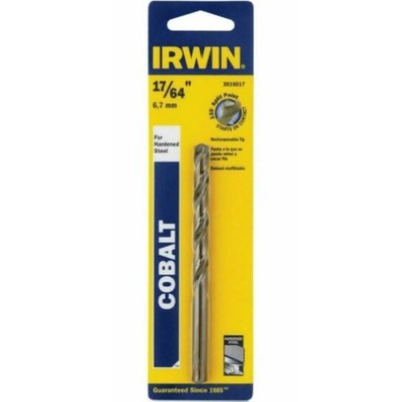 Irwin Cobalt High Speed Drill Bit 17/64"