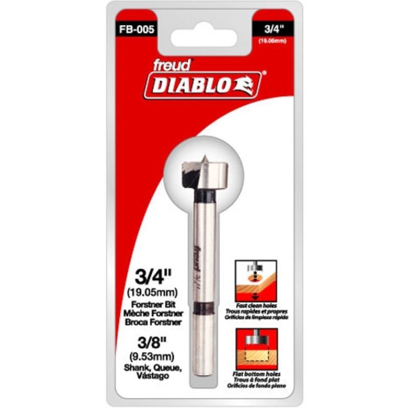 Diablo Forstner Drill Bit 3/4"x3-1/2"